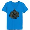 Ladies’  Junior Fine Jersey V-Neck Longer Length T-Shirt Thumbnail