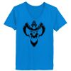 Ladies’  Junior Fine Jersey V-Neck Longer Length T-Shirt Thumbnail