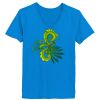 Ladies’  Junior Fine Jersey V-Neck Longer Length T-Shirt Thumbnail