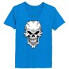 Ladies’  Junior Fine Jersey V-Neck Longer Length T-Shirt Thumbnail
