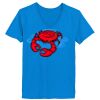 Ladies’  Junior Fine Jersey V-Neck Longer Length T-Shirt Thumbnail