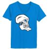 Ladies’  Junior Fine Jersey V-Neck Longer Length T-Shirt Thumbnail