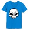 Ladies’  Junior Fine Jersey V-Neck Longer Length T-Shirt Thumbnail