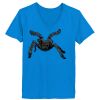 Ladies’  Junior Fine Jersey V-Neck Longer Length T-Shirt Thumbnail