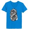 Ladies’  Junior Fine Jersey V-Neck Longer Length T-Shirt Thumbnail