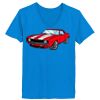Ladies’  Junior Fine Jersey V-Neck Longer Length T-Shirt Thumbnail