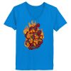 Ladies’  Junior Fine Jersey V-Neck Longer Length T-Shirt Thumbnail