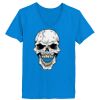 Ladies’  Junior Fine Jersey V-Neck Longer Length T-Shirt Thumbnail
