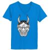 Ladies’  Junior Fine Jersey V-Neck Longer Length T-Shirt Thumbnail
