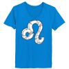 Ladies’  Junior Fine Jersey V-Neck Longer Length T-Shirt Thumbnail