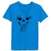 Ladies’  Junior Fine Jersey V-Neck Longer Length T-Shirt Thumbnail