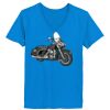 Ladies’  Junior Fine Jersey V-Neck Longer Length T-Shirt Thumbnail