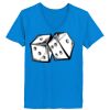 Ladies’  Junior Fine Jersey V-Neck Longer Length T-Shirt Thumbnail