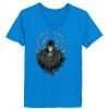 Ladies’  Junior Fine Jersey V-Neck Longer Length T-Shirt Thumbnail