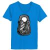 Ladies’  Junior Fine Jersey V-Neck Longer Length T-Shirt Thumbnail