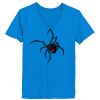 Ladies’  Junior Fine Jersey V-Neck Longer Length T-Shirt Thumbnail