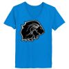Ladies’  Junior Fine Jersey V-Neck Longer Length T-Shirt Thumbnail