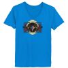 Ladies’  Junior Fine Jersey V-Neck Longer Length T-Shirt Thumbnail