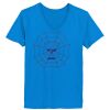 Ladies’  Junior Fine Jersey V-Neck Longer Length T-Shirt Thumbnail