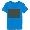 Ladies’  Junior Fine Jersey V-Neck Longer Length T-Shirt Thumbnail