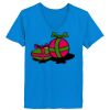 Ladies’  Junior Fine Jersey V-Neck Longer Length T-Shirt Thumbnail