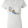 Women's Short Sleeve V-Neck T-Shirt Thumbnail