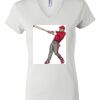 Women's Short Sleeve V-Neck T-Shirt Thumbnail