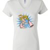 Women's Short Sleeve V-Neck T-Shirt Thumbnail