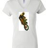 Women's Short Sleeve V-Neck T-Shirt Thumbnail