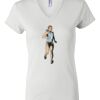 Women's Short Sleeve V-Neck T-Shirt Thumbnail