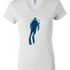 Women's Short Sleeve V-Neck T-Shirt Thumbnail