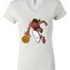 Women's Short Sleeve V-Neck T-Shirt Thumbnail
