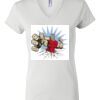 Women's Short Sleeve V-Neck T-Shirt Thumbnail