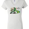 Women's Short Sleeve V-Neck T-Shirt Thumbnail