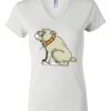 Women's Short Sleeve V-Neck T-Shirt Thumbnail