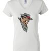 Women's Short Sleeve V-Neck T-Shirt Thumbnail