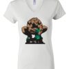 Women's Short Sleeve V-Neck T-Shirt Thumbnail