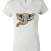 Women's Short Sleeve V-Neck T-Shirt Thumbnail