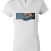 Women's Short Sleeve V-Neck T-Shirt Thumbnail