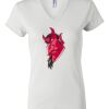 Women's Short Sleeve V-Neck T-Shirt Thumbnail
