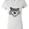 Women's Short Sleeve V-Neck T-Shirt Thumbnail
