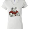 Women's Short Sleeve V-Neck T-Shirt Thumbnail