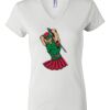 Women's Short Sleeve V-Neck T-Shirt Thumbnail