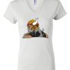 Women's Short Sleeve V-Neck T-Shirt Thumbnail