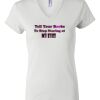 Women's Short Sleeve V-Neck T-Shirt Thumbnail