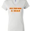 Women's Short Sleeve V-Neck T-Shirt Thumbnail