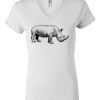 Women's Short Sleeve V-Neck T-Shirt Thumbnail