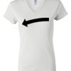 Women's Short Sleeve V-Neck T-Shirt Thumbnail