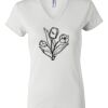 Women's Short Sleeve V-Neck T-Shirt Thumbnail