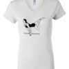 Women's Short Sleeve V-Neck T-Shirt Thumbnail